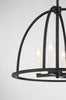 Hampton Retreat Modern Chandelier - Black and Gold | Alternate View