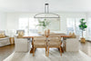 Hampton Retreat 11-Light Modern Chandelier in Black and Gold | Lifestyle View