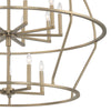 Hampton Retreat 15 Light Modern Chandelier in Black & Gold | Alternate View