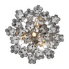 Empire State Modern Chandelier | Aged Brass & Polished Chrome | Tronchi Glass Design | Alternate View