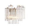 Modern Wall Sconce - Aged Brass & Polished Chrome Lighting | Alternate View