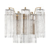 Modern Wall Sconce - Aged Brass & Polished Chrome Lighting