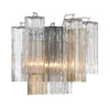 Modern Wall Sconce - Aged Brass & Polished Chrome Lighting | Alternate View