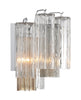 Modern Wall Sconce - Aged Brass & Polished Chrome Lighting | Alternate View