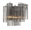 Modern Wall Sconce - Aged Brass & Polished Chrome Lighting | Alternate View