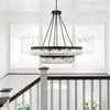 West Hollywood 26-Light Chandelier in Charcoal Bronze | Lifestyle View