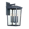 Modern Outdoor Wall Lantern with 4 Lights