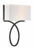 Hampton Retreat Wall Sconce - Elegant Metal Accent, Silk Shade, Black, Polished Nickel, Gold | Alternate View