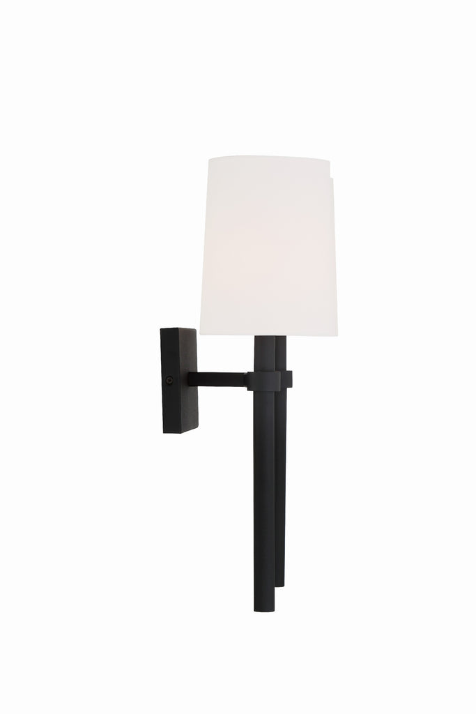 Black Forged Bryant Park 2 Light Modern/Contemporary Wall Mount | Alternate View