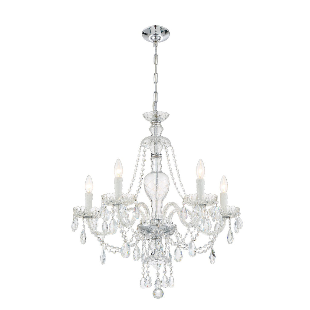 Park Avenue 5-Light Traditional Chandelier with Swarovski Crystals