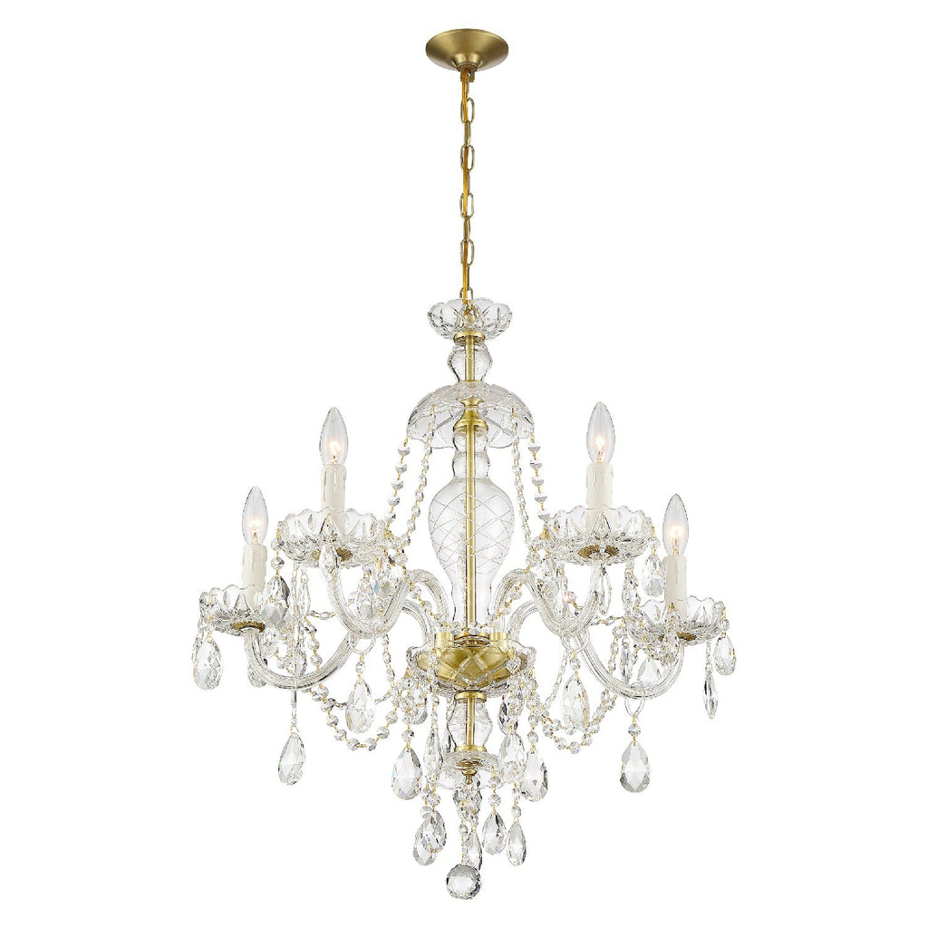 Park Avenue 5-Light Traditional Chandelier with Swarovski Crystals