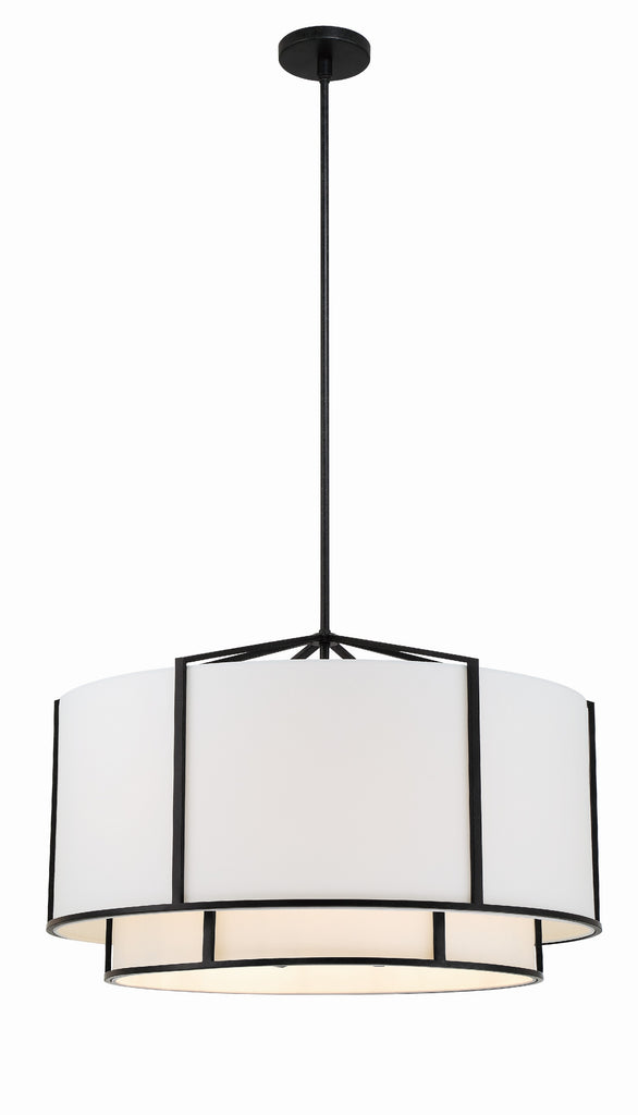 San Fernando Retreat 6 Light Chandelier - Modern Contemporary Lighting | Alternate View