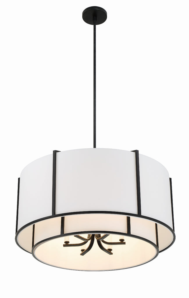 San Fernando Retreat 6 Light Chandelier - Modern Contemporary Lighting | Alternate View