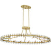 West Hollywood Chandelier | Aged Brass & Polished Nickel | Alternate View