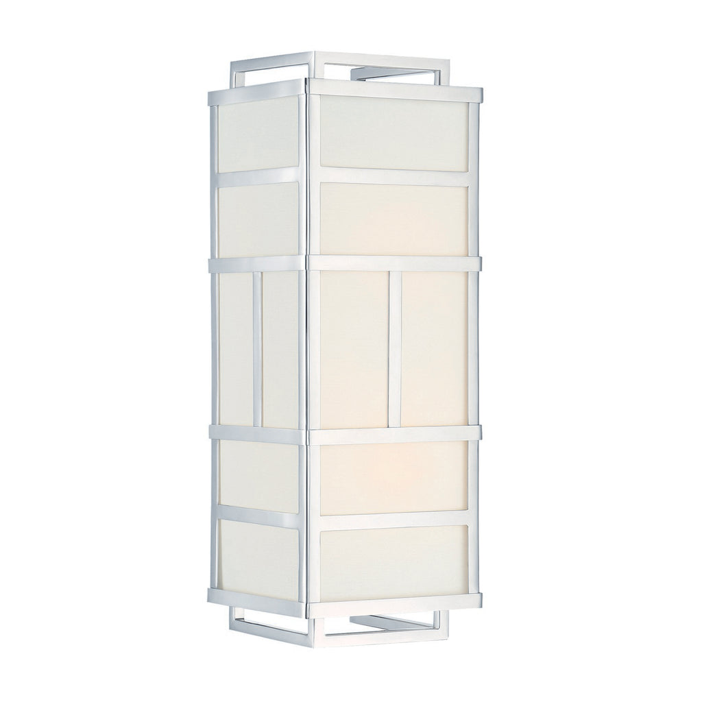 Transitional Wall Sconce - Bryant Park 2-Light in Polished Nickel