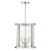 Bryant Park Modern Lantern - Polished Nickel Finish | Alternate View