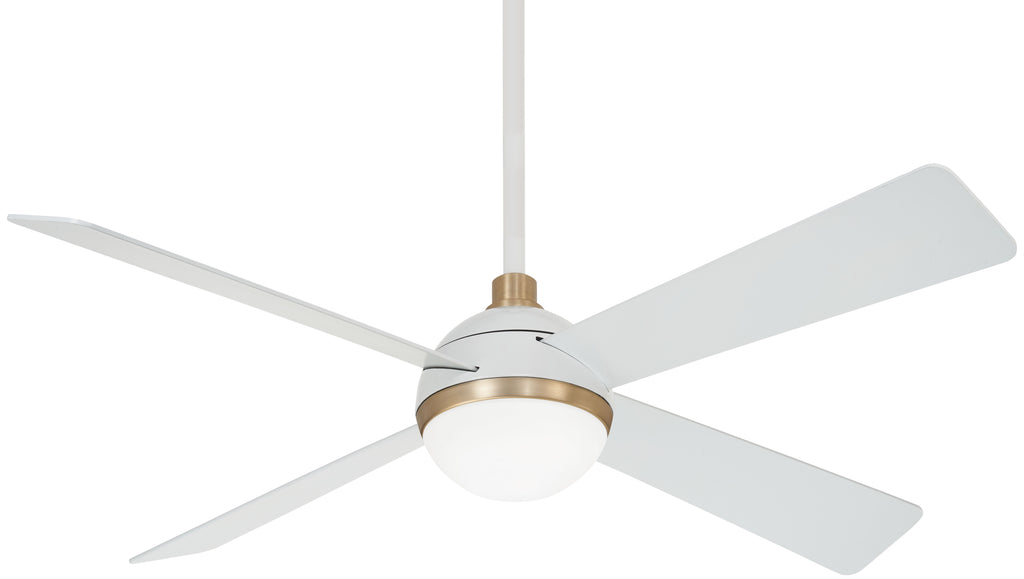 F623L-WHF/SBR Orb LED Transitional Ceiling Fan Main Image