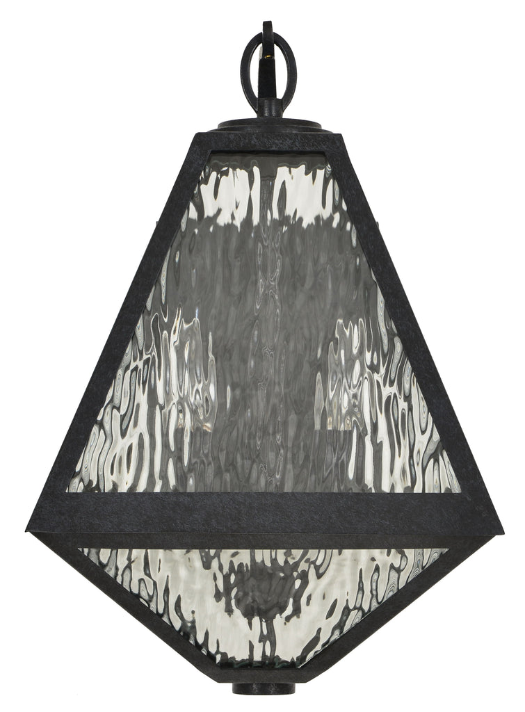 Modern SoHo Chic Outdoor Wall Mount | Black Charcoal Design | Alternate View