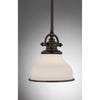 Vintage SoHo Chic Pendant in Brushed Nickel and Palladian Bronze | Alternate View