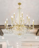 HWD-7722-AG Haywood 22 Light Traditional Chandelier Lifestyle Image