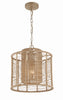 Venice Beach Boho Pendant Light with Natural Jute Design |  Alternate View