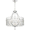 5 Light Contemporary Chandelier with Polished Chrome Finish | Alternate View