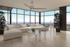 Tribeca Contemporary Ceiling Fan - Modern Design with LED | Lifestyle View