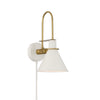 Park Slope 1 Light Transitional Wall Mount - Modern Two-Toned Design
