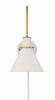 Park Slope 1 Light Transitional Wall Mount - Modern Two-Toned Design | Alternate View
