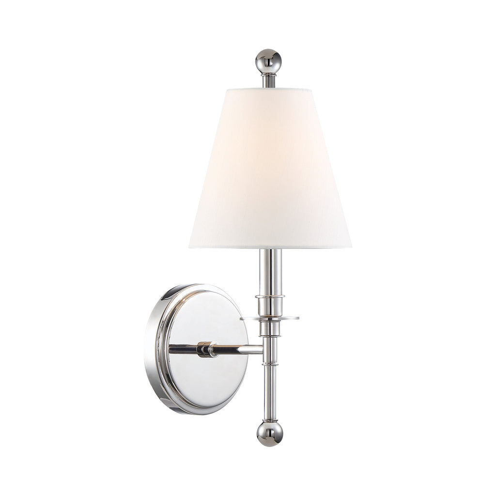 Transitional Wall Mount Light in Aged Brass, Black, Bronze, or Nickel Finishes