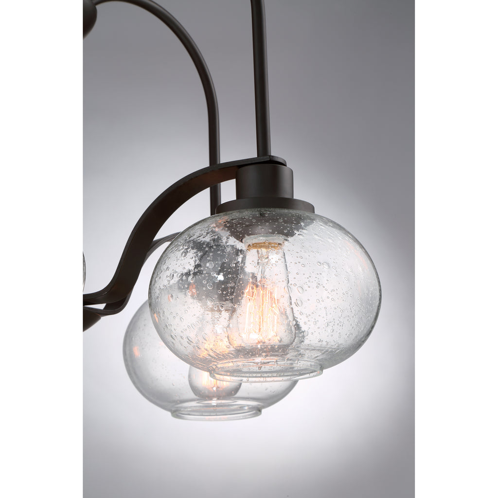 SoHo Chic 5 Light Transitional Chandelier in Olde Silver | Alternate View
