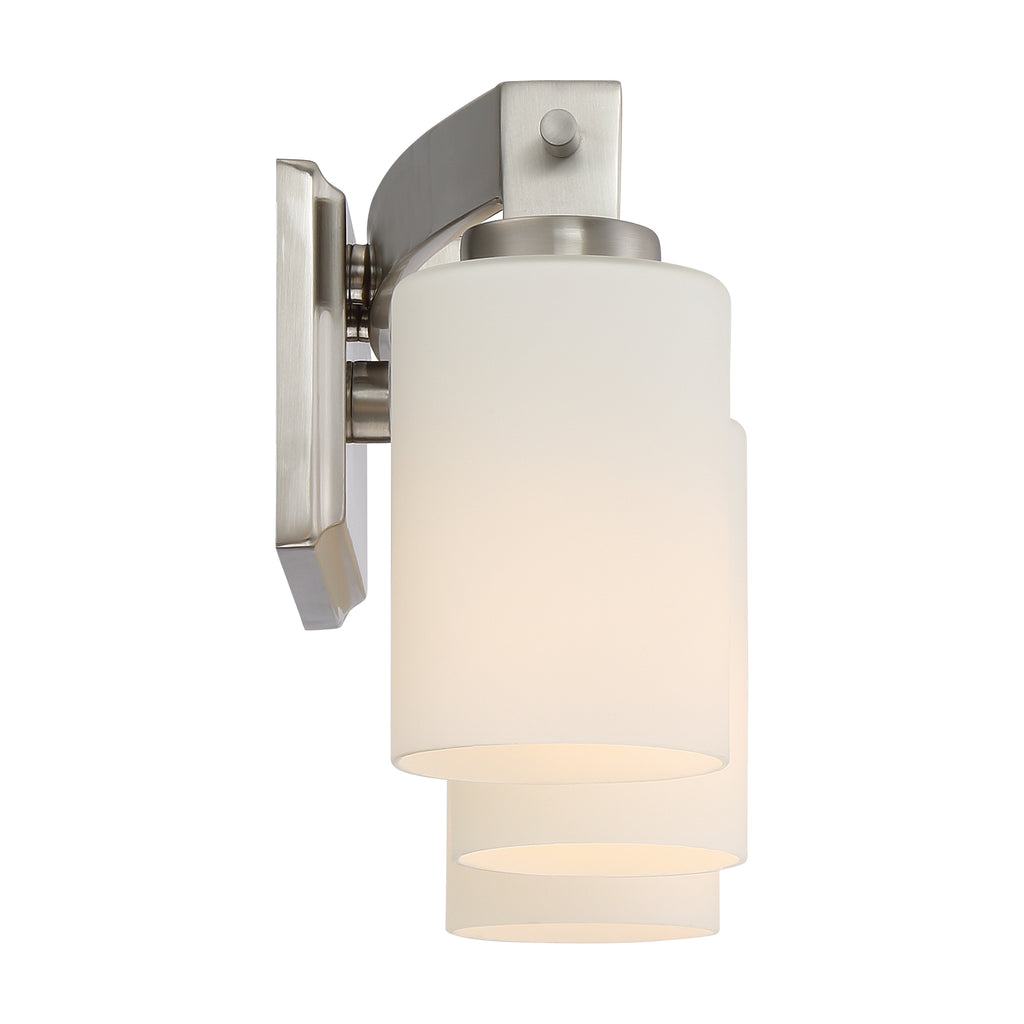 Bryant Park 3-Light Bath Light in Brushed Nickel Finish | Alternate View