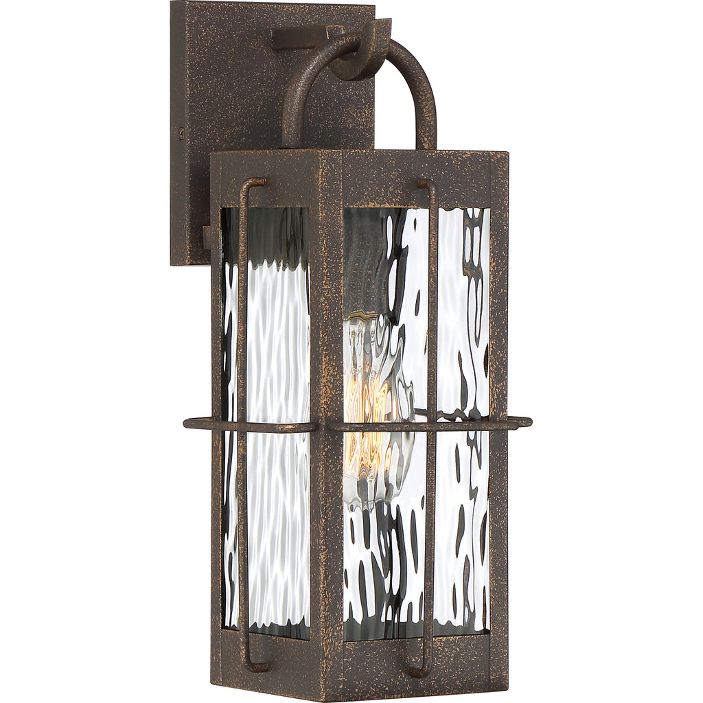 Gilded Bronze Transitional Outdoor Lantern - Pasadena 1 Light