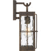 Gilded Bronze Transitional Outdoor Lantern - Pasadena 1 Light | Alternate View